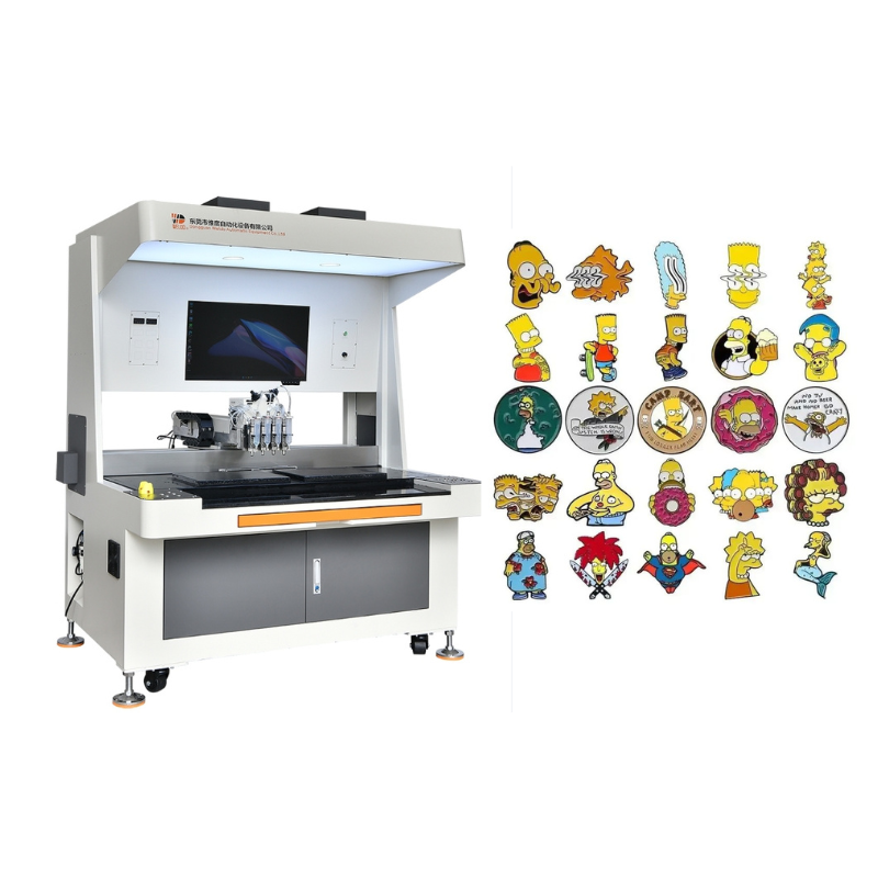 Disney Souvenir Enamel Pin Badge Filling Machine - Automated High-Precision Filling Equipment